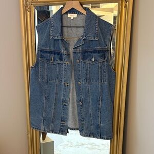 Bohme Classic Denim Sleeveless Jacket